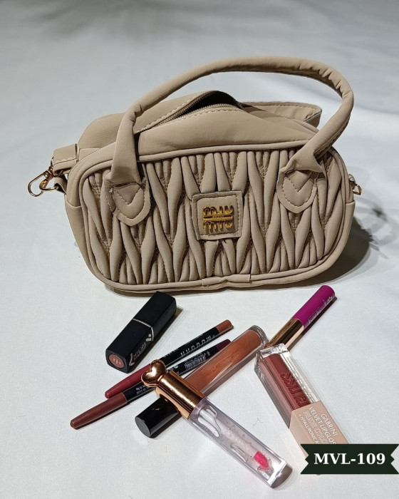 Mini Çanta Nakış Desenli